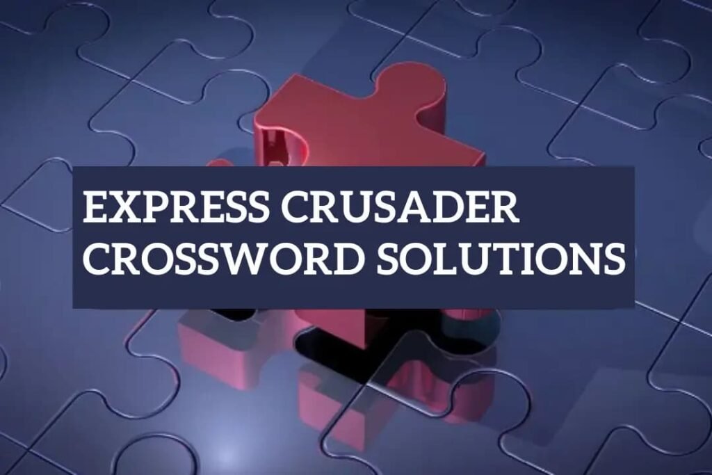 Crusader Crossword