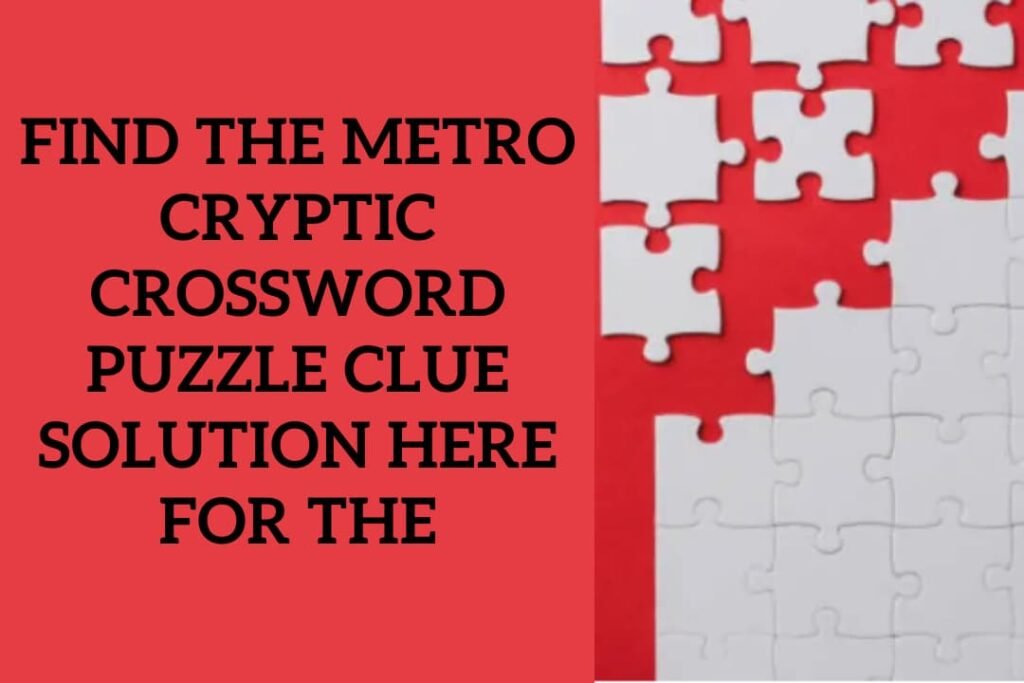 Cryptic Crossword Puzzle