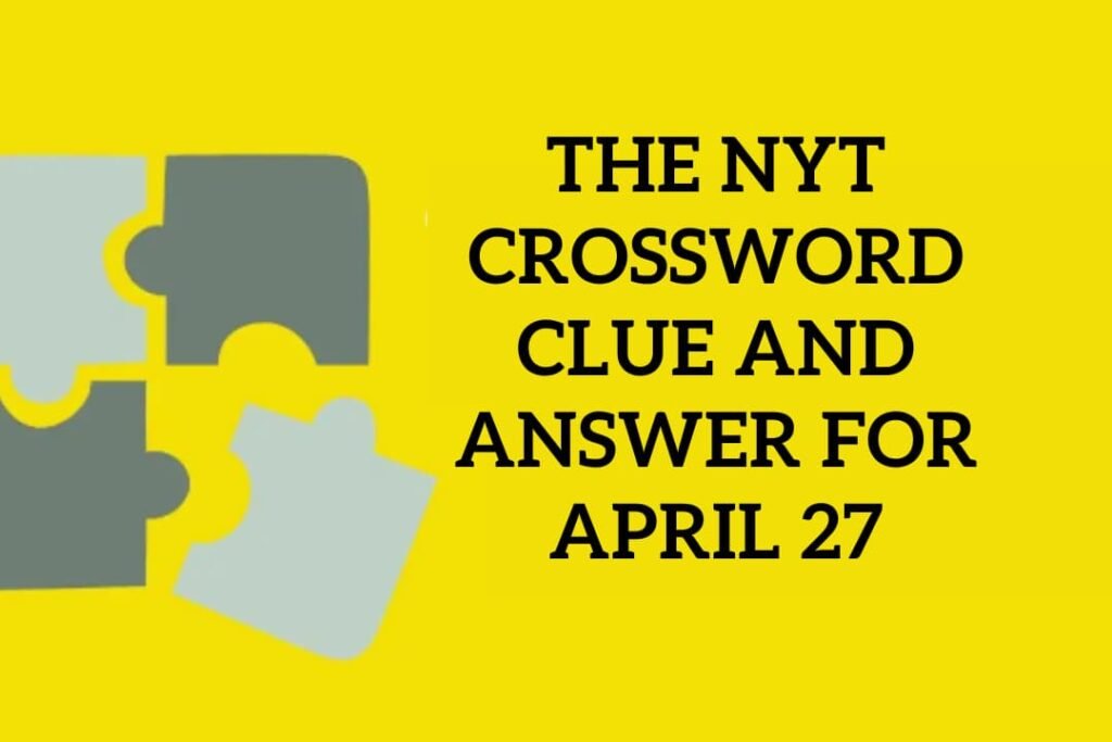 NYT Crossword Clue