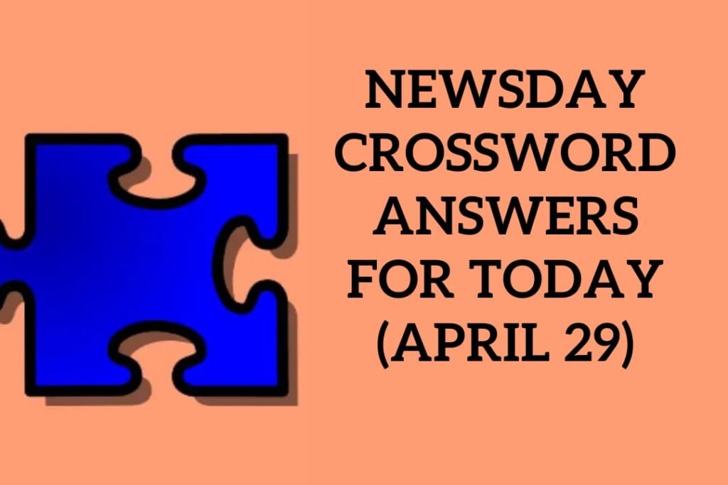 Newsday For Crossword