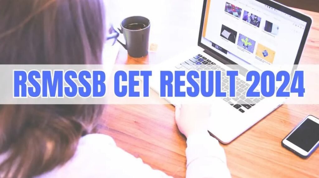 RSMSSB CET Result 2024