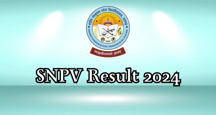 More Info link here; SNPV Result 2024