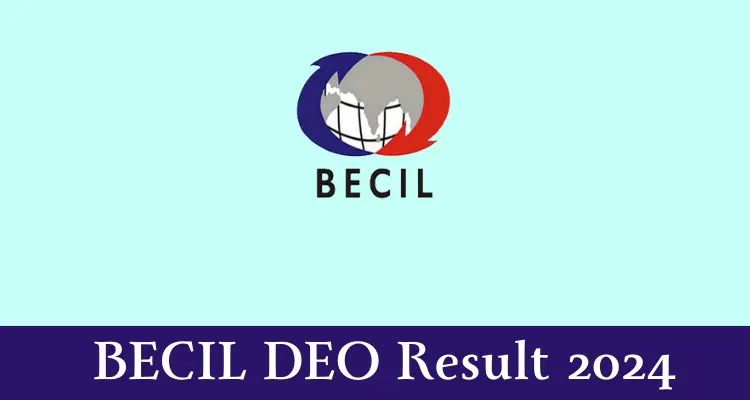 BECIL DEO Result 2024