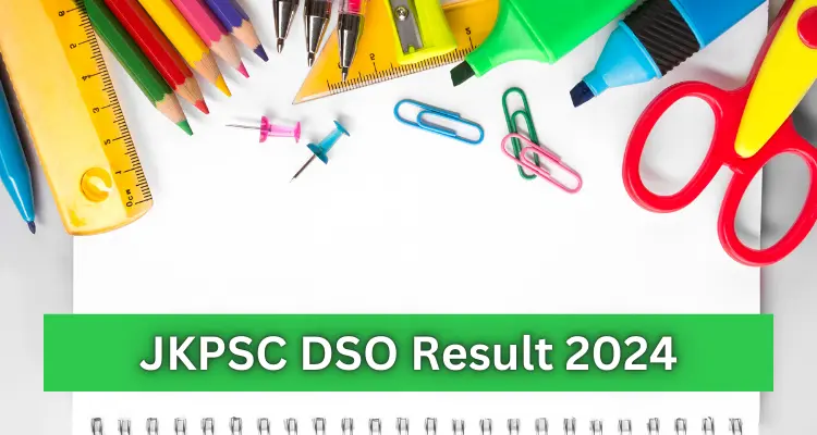 JKPSC DSO Result 2024