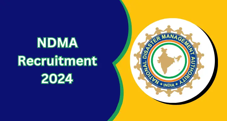 NDMA Recruitment 2024