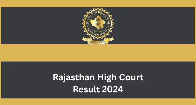 Rajasthan High Court Result 2024